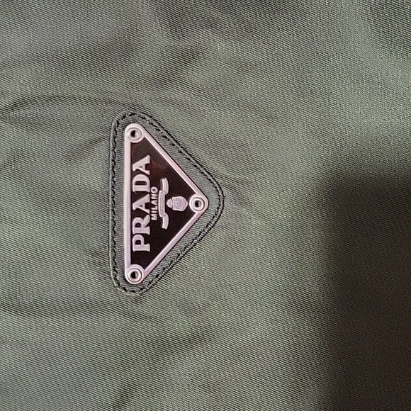 PRADA Shoulder Bag Nylon Khaki - Picture 3 of 4